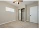 Bedroom with large closet and ceiling fan at 67 Oklahoma Dr, Henderson, NV 89015