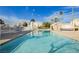 Enjoy the community pool with inviting clear blue water at 7625 Raven Hills Dr, Las Vegas, NV 89149