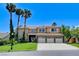 Charming two-story home features a three-car garage, desert landscaping, and stucco finish at 8113 Gothic Ave, Las Vegas, NV 89117