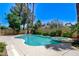 Beautiful backyard pool and spa at 8113 Gothic Ave, Las Vegas, NV 89117