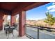 A relaxing balcony featuring comfortable seating and views of street at 83 E Agate Ave # 207, Las Vegas, NV 89123