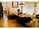 Dining room featuring stylish table and seating under decorative light fixture at 9355 W Viking Rd, Las Vegas, NV 89147