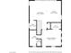 Second floor layout featuring living room, kitchen, primary bedroom with walk-in closet, and two bathrooms at 9431 Mad Dog St, Las Vegas, NV 89178