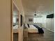 This bedroom features hardwood floors, ample natural light, and a ceiling fan at , Las Vegas, NV 89110