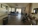 Bright and airy dining area that leads to an open-concept kitchen, complete with modern furnishings at , Las Vegas, NV 89110