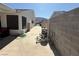 Functional side yard with concrete walkway, perfect for storage and easy access to utilities at , Las Vegas, NV 89110