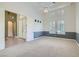 Bright and spacious living room with plush carpet and a view into an entryway at 3042 Hammerwood Dr, Las Vegas, NV 89135
