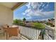 Balcony featuring outdoor seating and scenic neighborhood views at 3192 Tullio Way, Henderson, NV 89052