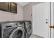 Convenient laundry room with modern washer and dryer units at 3659 Gerri Bay Ln, Las Vegas, NV 89147