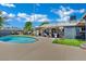 An enticing backyard pool provides a refreshing outdoor retreat and entertainment space at 4419 Lorna Pl, Las Vegas, NV 89107