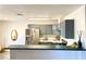 Bright kitchen featuring stainless steel appliances and plentiful cabinet space at 4682 Leeann Ln, Las Vegas, NV 89121
