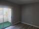 The balcony has synthetic grass and overlooks the complex at 5655 E Sahara Ave # 2068, Las Vegas, NV 89142