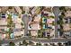 Expansive aerial view showcasing the property's prime location within a quiet cul-de-sac neighborhood at 5712 French Lace Ct, North Las Vegas, NV 89081