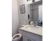 Tastefully decorated bathroom with modern fixtures and a well-lit mirror at 6432 Bannock Way, Las Vegas, NV 89107