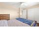 Bedroom with ceiling fan and closet at 6612 Elton Ave, Las Vegas, NV 89107