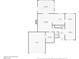 Detailed floor plan showcasing the layout of the first floor including living spaces and garage at 6612 Elton Ave, Las Vegas, NV 89107