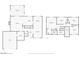 Detailed floor plan showcasing the layout of both the first and second floors of the home at 6612 Elton Ave, Las Vegas, NV 89107