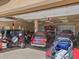 Multi-car garage with ample storage and multiple vehicles at 670 Du Fort Ave, Henderson, NV 89002
