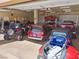 Spacious garage with parking for multiple vehicles and plenty of storage space at 670 Du Fort Ave, Henderson, NV 89002