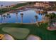 Lake Las Vegas golf course with waterfront homes at 80 Cathedral Wash Pl, Henderson, NV 89011