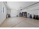 Spacious garage with ample storage and epoxy flooring at 80 Cathedral Wash Pl, Henderson, NV 89011