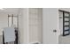 Walk in closet with built in shelving and access to the bedroom and bathroom at 8070 W Russell Rd # 2052, Las Vegas, NV 89113