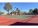 Well-maintained tennis court with professional surfacing and net at 8070 W Russell Rd # 2052, Las Vegas, NV 89113