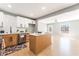 Kitchen area featuring stainless steel dishwasher, an island, and an open layout at 915 Melrose Dr, Las Vegas, NV 89101