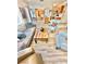 Open-concept living space leading to the kitchen with modern furnishings at 10500 Horseshoe Falls Ct, Las Vegas, NV 89144