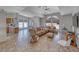 Spacious living room with vaulted ceilings, lots of natural light, and open layout at 1290 Dalene Ave, Henderson, NV 89002