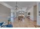 Bright and airy living room featuring high ceilings and an open floor plan at 1290 Dalene Ave, Henderson, NV 89002