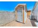 Exterior view of storage shed providing space for gardening or pool equipment at 1290 Dalene Ave, Henderson, NV 89002