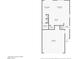 First floor layout with dimensions of the kitchen, living room, and garage at 2343 Teatro Ave, Henderson, NV 89044
