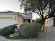 Charming single-story home with solar panels, featuring desert landscaping at 2704 Willow Wren Dr, North Las Vegas, NV 89084