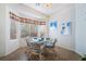 Breakfast nook with bay window and seating for four at 3029 Brownbirds Nest Dr, Henderson, NV 89052