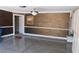 Finished garage with epoxy floor, water heater, and custom storage cabinets at 3606 Gold Sluice Ave, North Las Vegas, NV 89032