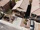 Aerial view of the home showing the driveway, car, and surrounding neighborhood at 3736 Gallowtree Ave, North Las Vegas, NV 89081
