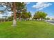 Expansive lawn area with mature trees, providing a serene community atmosphere at 3769 Fairlawn Ave, Las Vegas, NV 89121