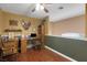 Bonus room with wooden floors, perfect for a home office or study at 4415 Peaceful Harbor St, Las Vegas, NV 89129