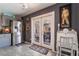 Kitchen with stainless steel appliances and access to the outdoor living area at 444 Viewmont Dr, Henderson, NV 89015