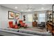 Inviting living room with modern decor, comfortable seating, and stylish accents creating a relaxing atmosphere at 51 Morning Mimosa Ct, Henderson, NV 89012