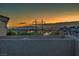 Enjoy sunset views on the rooftop patio of the distant mountains and city lights at 51 Morning Mimosa Ct, Henderson, NV 89012