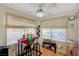 Charming dining area filled with natural light, perfect for casual meals and relaxation at 5196 Mandalay Springs Dr # 101, Las Vegas, NV 89120