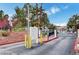 Gated entrance to community ensures privacy and security for all residents at 5196 Mandalay Springs Dr # 101, Las Vegas, NV 89120