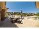Spacious patio with views of the city and mountains, great for entertaining guests outdoors at 7 Rue Promenade Way, Henderson, NV 89011