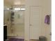 Modern bathroom equipped with a large glass-enclosed shower, providing a clean and open aesthetic appeal at 777 Star Apple Ln, Las Vegas, NV 89178