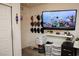 Bright bedroom with a mounted TV, modern decorations, and plenty of open floor space at 777 Star Apple Ln, Las Vegas, NV 89178