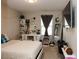 Inviting bedroom with a well-lit vanity, decorative string lights, and comfortable furnishings, creating a serene atmosphere at 777 Star Apple Ln, Las Vegas, NV 89178