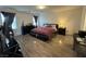 Cozy bedroom with a platform bed, modern furniture, and a comfortable atmosphere at 777 Star Apple Ln, Las Vegas, NV 89178