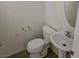Cozy half-bathroom with a pedestal sink and standard fixtures at 8865 Knickknack Ct, Las Vegas, NV 89149